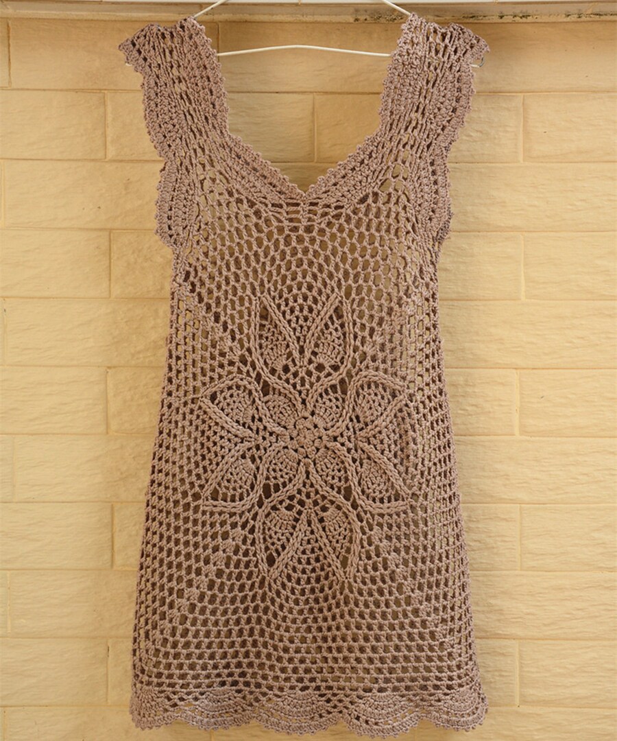 Crochet Dress Women Mini Sundress Festival Boho Chic Clothing | MakerPlace by Michaels Crochet Dress Women Mini Sundress Festival Boho Chic Clothing | MakerPlace by Michaels